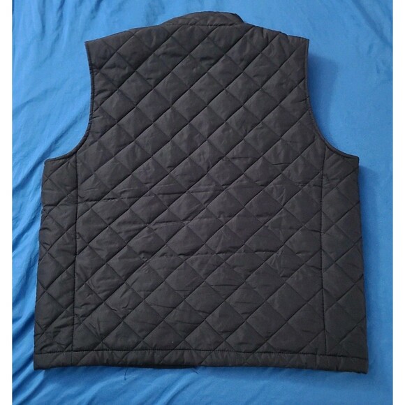 Hawke & Co Puffer Vest Mens XL Dark Blue Full Zip Performance *READ* - Picture 2 of 11